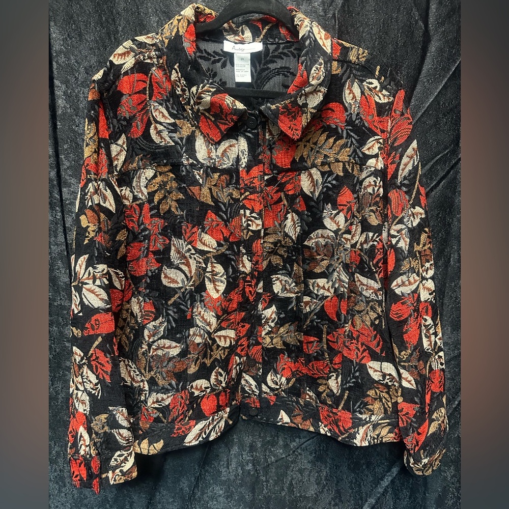 Vintage Analogy Tapestry Jacket Size 2X